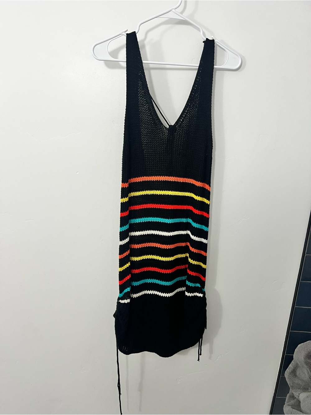 Black Knit Swim Cover Up